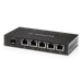 The Ubiquiti Networks EdgeRouter X (ER-X) router has No WiFi, 4 N/A ETH-ports and 0 USB-ports. 