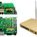 The UniElec U7621-06 router has No WiFi, 4 N/A ETH-ports and 0 USB-ports. 