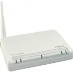 The XAVi X7968 router with 54mbps WiFi, 4 100mbps ETH-ports and
                                                 0 USB-ports