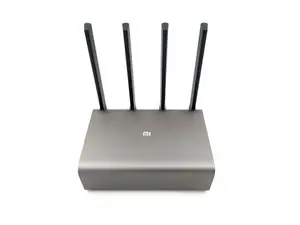 Thumbnail for the Xiaomi MiWiFi 3 Pro (R3P) router with Gigabit WiFi, 3 N/A ETH-ports and
                                         0 USB-ports