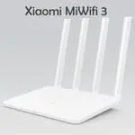The Xiaomi MiWiFi 3 router with Gigabit WiFi, 2 100mbps ETH-ports and
                                                 0 USB-ports