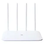 The Xiaomi MiWiFi 4C router with 300mbps WiFi, 2 100mbps ETH-ports and
                                                 0 USB-ports