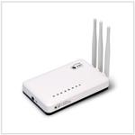 The ZIO 3300N router with 300mbps WiFi, 4 100mbps ETH-ports and
                                                 0 USB-ports