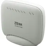 The ZTE ZXHN H118N router with 300mbps WiFi, 4 100mbps ETH-ports and
                                                 0 USB-ports