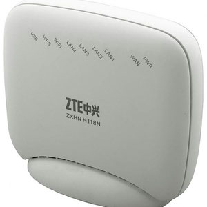 Thumbnail for the ZTE ZXHN H118Na v2.3 router with 300mbps WiFi, 4 100mbps ETH-ports and
                                         0 USB-ports