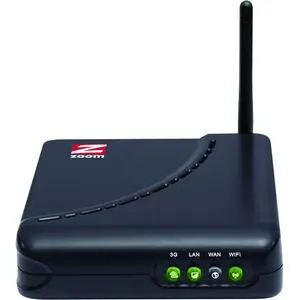 Thumbnail for the Zoom 4501 router with 300mbps WiFi, 1 100mbps ETH-ports and
                                         0 USB-ports