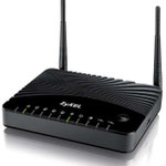 The ZyXEL AMG-1312-T10D router with No WiFi,   ETH-ports and
                                                 0 USB-ports