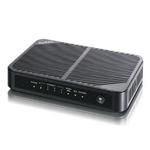 The ZyXEL AMG1302-T10A router with 300mbps WiFi, 4 100mbps ETH-ports and
                                                 0 USB-ports