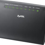 The ZyXEL AMG1302-T11C router with 300mbps WiFi, 4 100mbps ETH-ports and
                                                 0 USB-ports