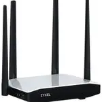 The ZyXEL Keenetic Extra II router with Gigabit WiFi, 4 100mbps ETH-ports and
                                                 0 USB-ports