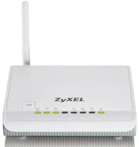Thumbnail for the ZyXEL NBG-417N router with 300mbps WiFi, 4 100mbps ETH-ports and
                                         0 USB-ports