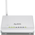 The ZyXEL NBG-417N router with 300mbps WiFi, 4 100mbps ETH-ports and
                                                 0 USB-ports