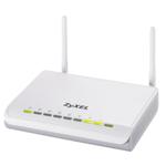 The ZyXEL NBG420N router with 300mbps WiFi, 4 100mbps ETH-ports and
                                                 0 USB-ports