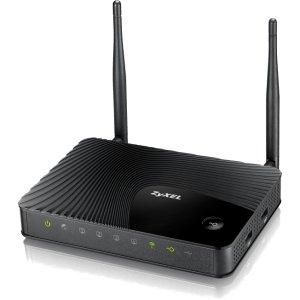 Thumbnail for the ZyXEL NBG4615 v2 router with 300mbps WiFi, 4 N/A ETH-ports and
                                         0 USB-ports
