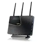 The ZyXEL NBG5715 router with 300mbps WiFi, 4 N/A ETH-ports and
                                                 0 USB-ports