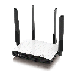 The ZyXEL NBG6604 router has Gigabit WiFi, 4 100mbps ETH-ports and 0 USB-ports. It has a total combined WiFi throughput of 1200 Mpbs.<br>It is also known as the <i>ZyXEL AC1200 Dual-Band Wireless Router.</i>