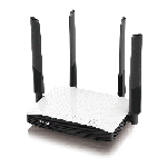 The ZyXEL NBG6604 router with Gigabit WiFi, 4 100mbps ETH-ports and
                                                 0 USB-ports