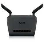 The ZyXEL NBG6617 router with Gigabit WiFi, 4 N/A ETH-ports and
                                                 0 USB-ports