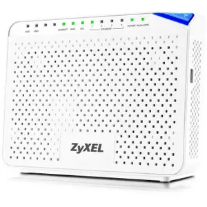 Thumbnail for the ZyXEL P-2812HNU-F1 vT router with 300mbps WiFi, 4 N/A ETH-ports and
                                         0 USB-ports
