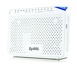 Thumbnail for the ZyXEL P-2812HNU-F1 router with 300mbps WiFi, 4 N/A ETH-ports and
                                         0 USB-ports