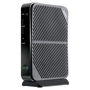 Thumbnail for the ZyXEL P-660HN-T1A router with 300mbps WiFi, 4 100mbps ETH-ports and
                                         0 USB-ports