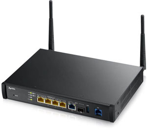 Thumbnail for the ZyXEL SBG3500-NB00 router with 300mbps WiFi, 4 N/A ETH-ports and
                                         0 USB-ports