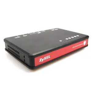 Thumbnail for the ZyXEL VFG6005 router with No WiFi, 4 N/A ETH-ports and
                                         0 USB-ports