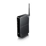 The ZyXEL VMG4380-B10A router with 300mbps WiFi, 4 N/A ETH-ports and
                                                 0 USB-ports