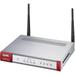 The ZyXEL ZyWALL 2WG router has 54mbps WiFi, 4 100mbps ETH-ports and 0 USB-ports. 
