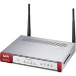 The ZyXEL ZyWALL 2WG router with 54mbps WiFi, 4 100mbps ETH-ports and
                                                 0 USB-ports