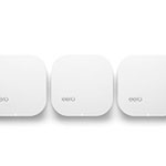 The eero Home (A010001) router with Gigabit WiFi, 1 N/A ETH-ports and
                                                 0 USB-ports