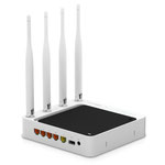The ipTIME A704NS-BCM router with Gigabit WiFi, 4 100mbps ETH-ports and
                                                 0 USB-ports