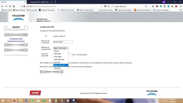 Encrypting wireless network through router's configuration part 5