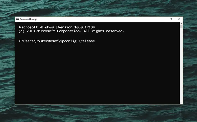 Windows  command prompt